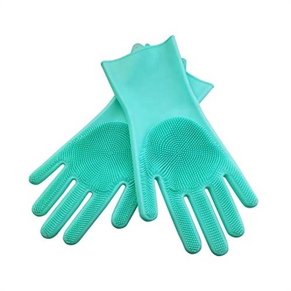 Grihalakshmi Heavy Duty Multipurpose Wet &Dry Silicon Cleaning Gloves (1 Pair)